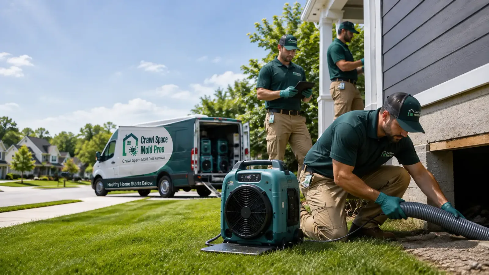 Crawl Space Mold Removal in Winfred, SD